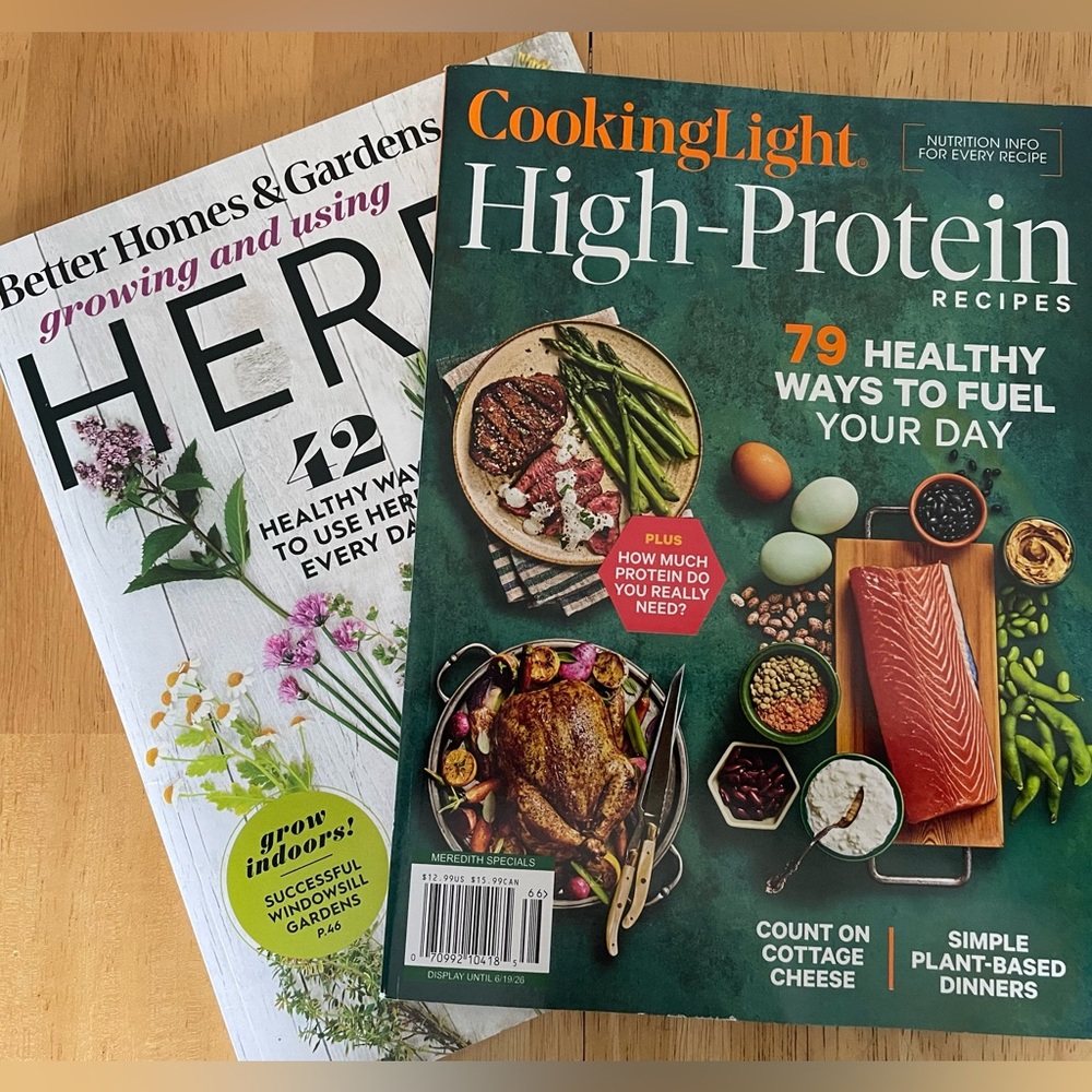 Spring Magazine Bundle: Growing and Using Herbs / High Protein Recipes